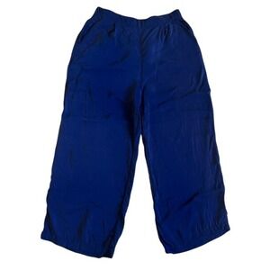 Tommy‎ Bahama Women's Navy Blue Calypso Crepe Beach Pants MD Viscose